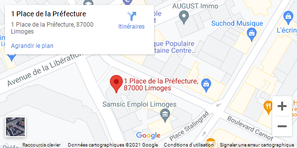 agrandir le plan via google maps